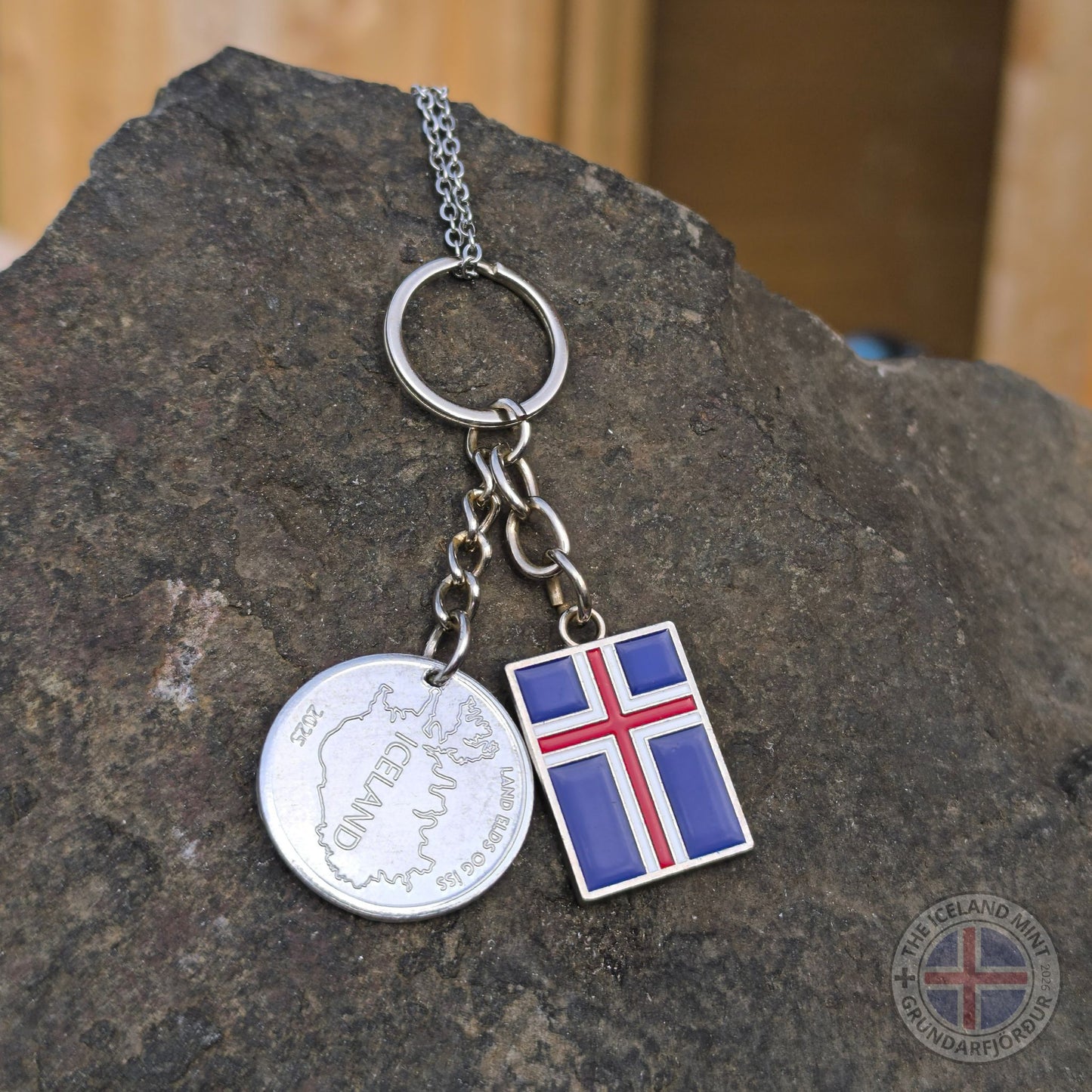 Handmade Icelandic Keychain A