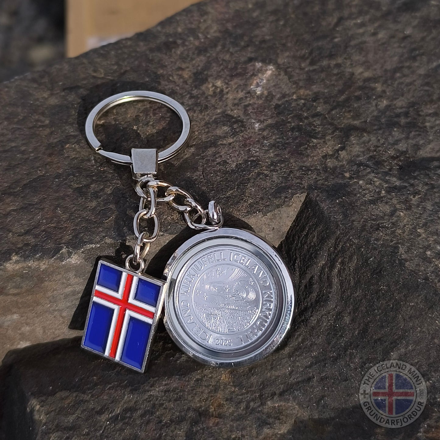 Handmade Icelandic Keychain B