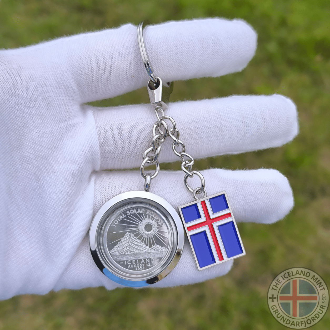 Solar Eclipse Keychain