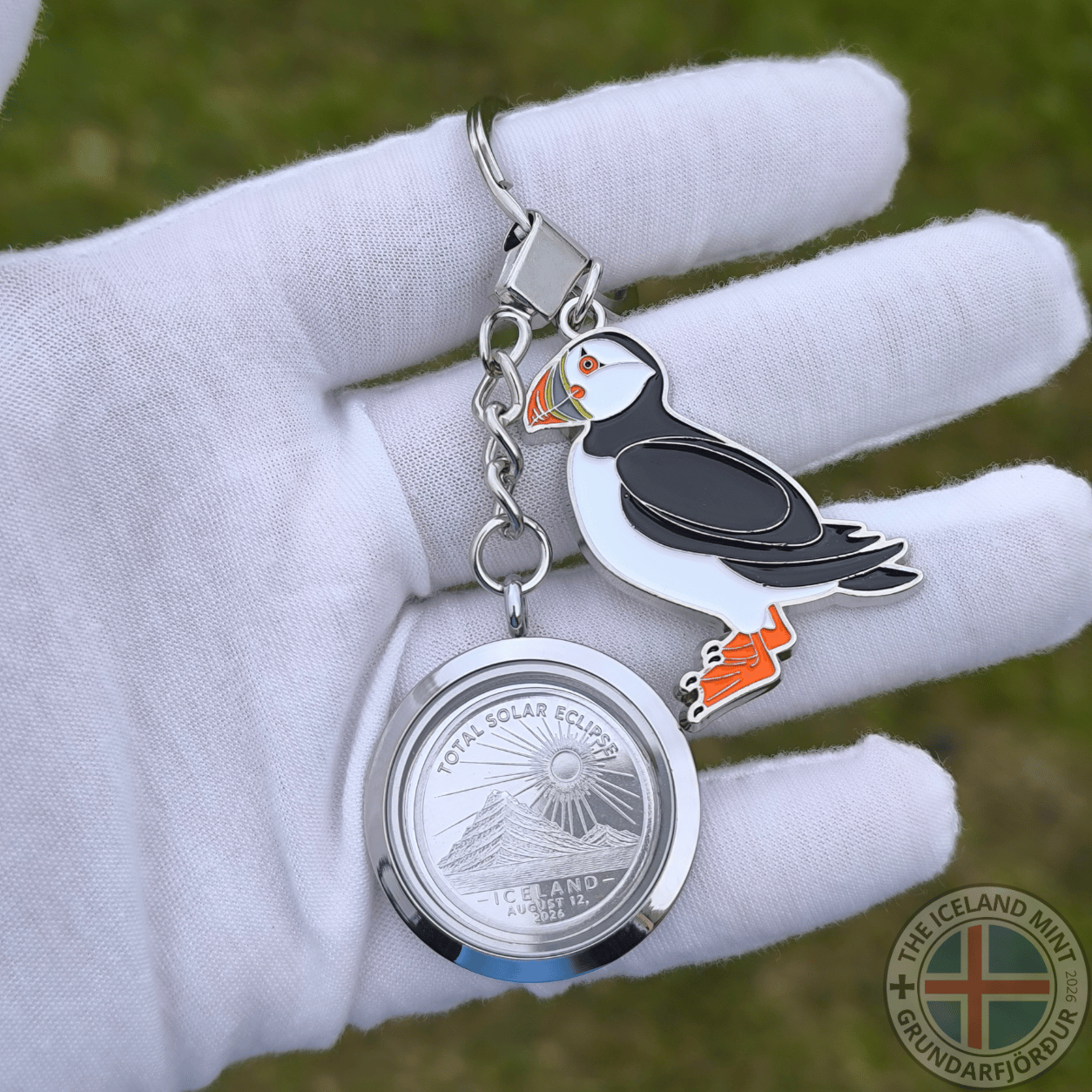 Solar Eclipse Keychain