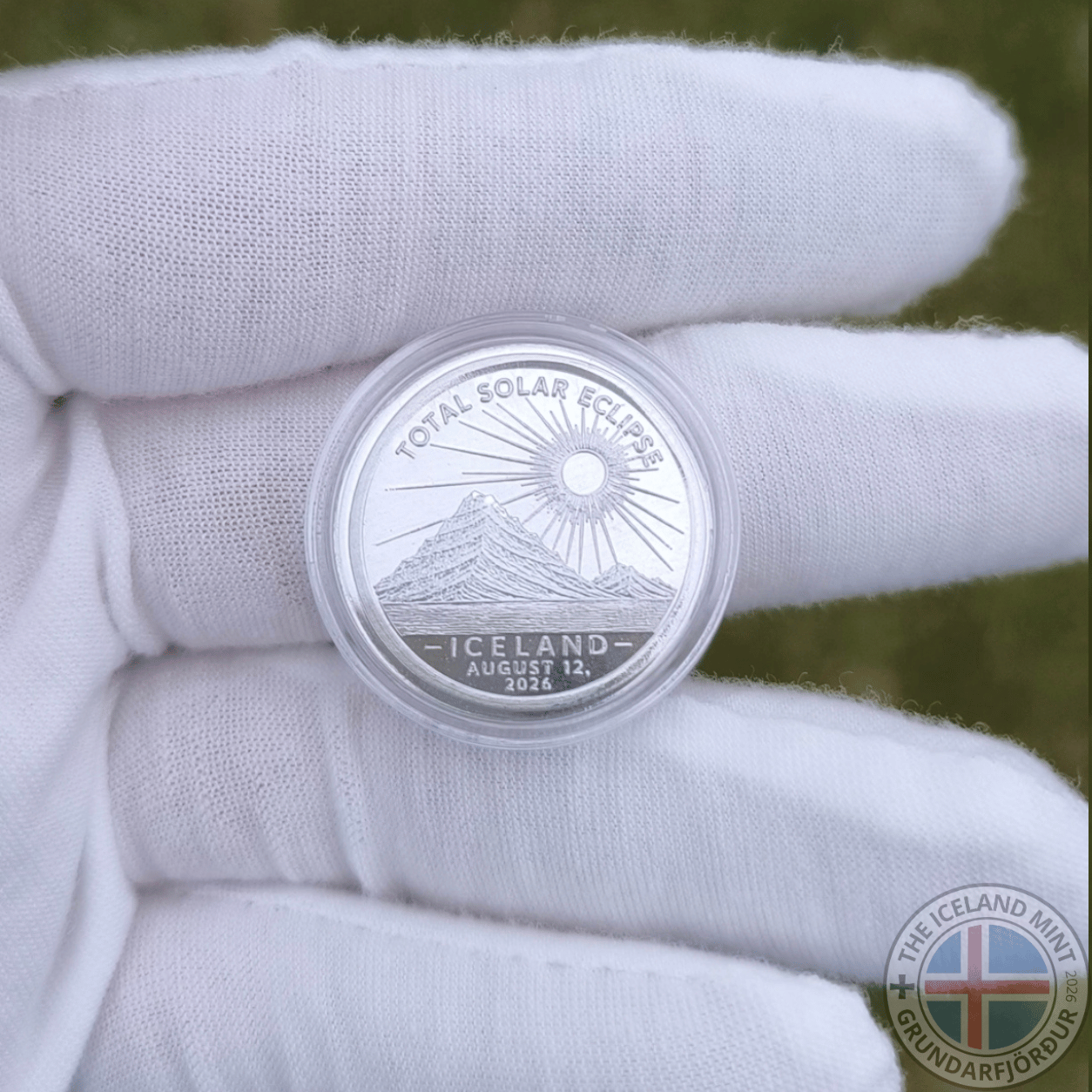 Hand-minted Solar Eclipse Coin