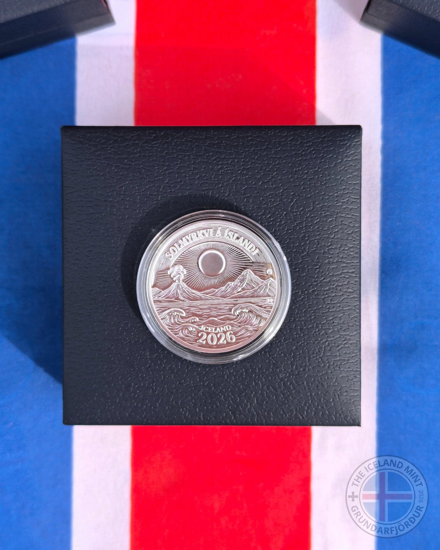 Iceland Eclipse Silver Coin 2026